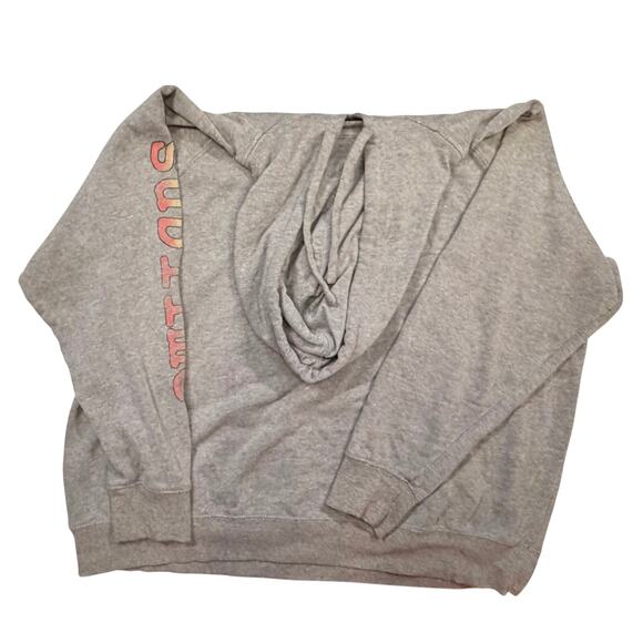 Sublime Long Beach Heather Grey Fleece Hoodie Size 1XL Womens Plus Size - Picture 2 of 6